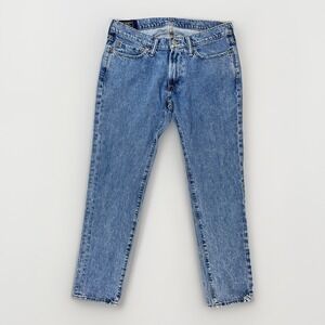 Abercrombie & Fitch Langdon Skinny‎ Low Rise Denim Jeans Mens 29x30 Emo Athletic